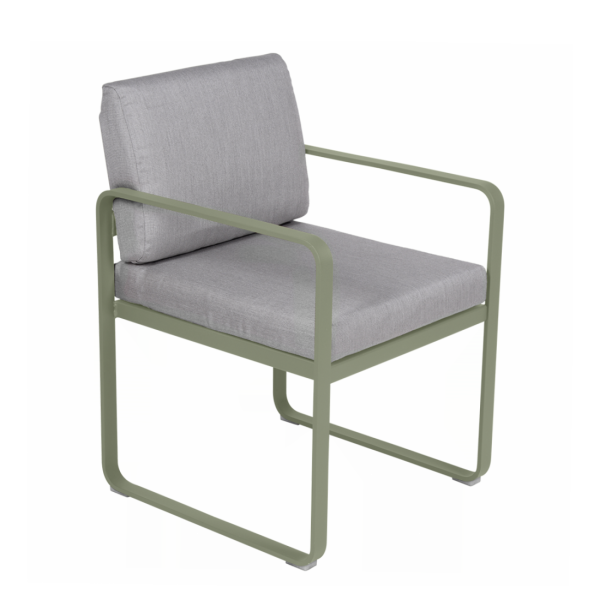 Cactus Bellevie Outdoor Dining Dining Armchair By Fermob in Cactus