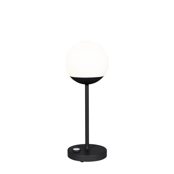 Anthracite Mooon! Portable Table Lamp By Fermob in Anthracite