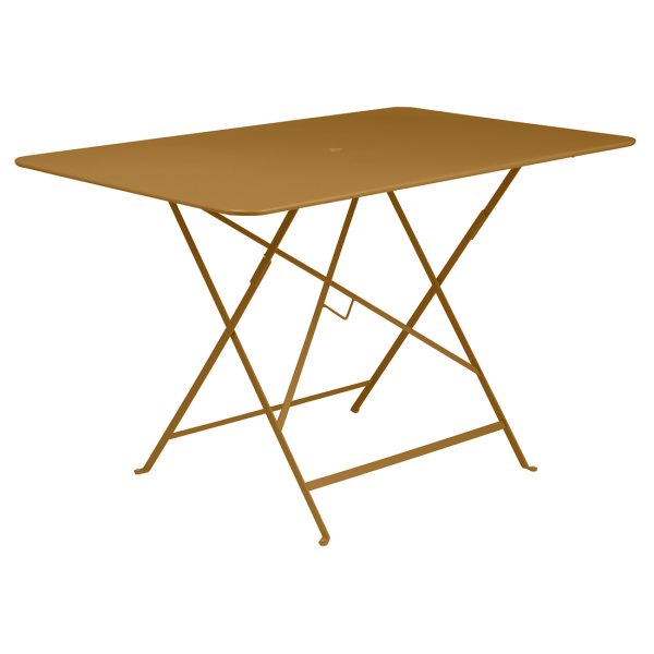 Gingerbread Bistro Outdoor Folding Table Rectangle 117 x 77cm By Fermob in Gingerbread
