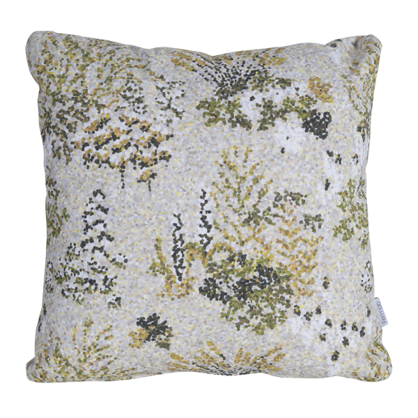 Gingerbread Bouquet Sauvage Pixels Outdoor Cushion 44 x 44cm By Fermob in Gingerbread