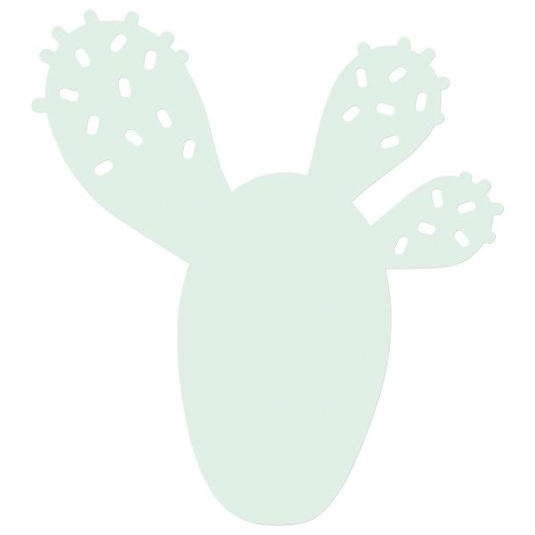 Envie d'Ailleurs Cactus Outdoor Trivet By Fermob in Ice Mint