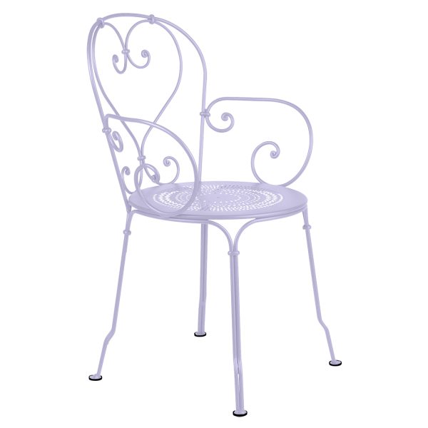 Marshmallow 1900 Garden Dining Armchair By Fermob in Marshmallow