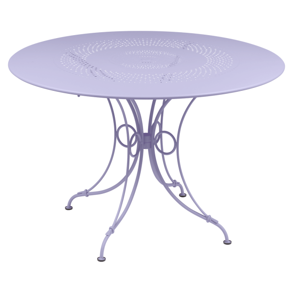 Marshmallow 1900 Garden Dining Table Round 117cm By Fermob in Marshmallow