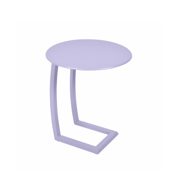 Marshmallow Alize Outdoor Offset Low Side Table By Fermob in Marshmallow