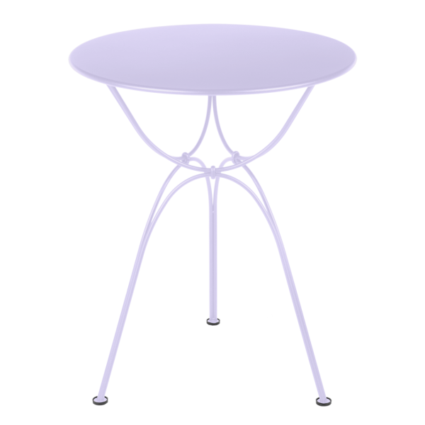 Marshmallow Airloop Garden Dining Round Table 60cm By Fermob in Marshmallow