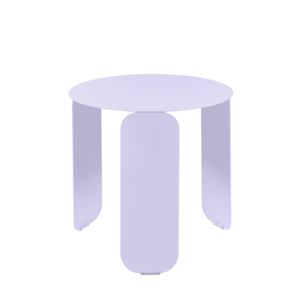 Marshmallow Bebop Low Table Round 45cm By Fermob in Marshmallow
