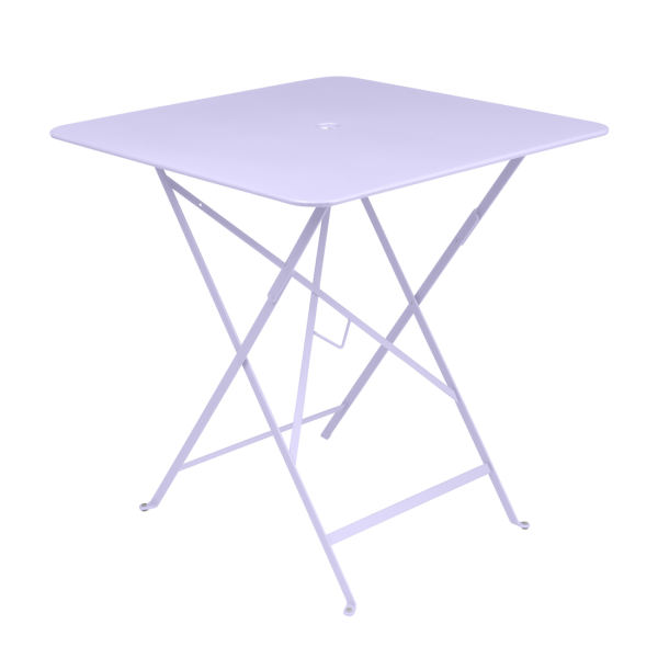 Marshmallow Bistro Outdoor Folding Table Square 71 x 71cm By Fermob in Marshmallow