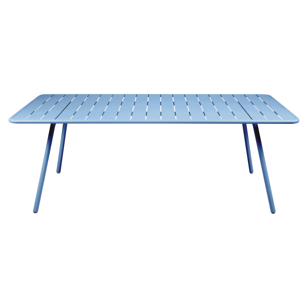 Maya Blue Luxembourg Outdoor Dining Table 207 x 100cm By Fermob in Maya Blue
