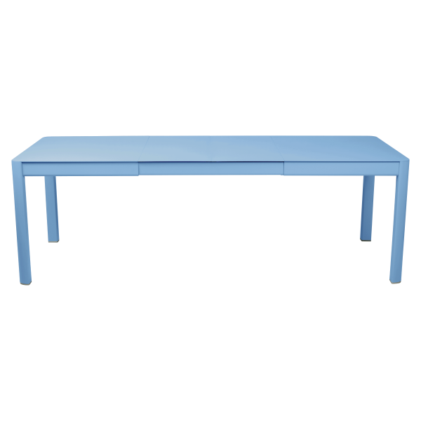 Maya Blue Ribambelle Outdoor Dining Table - 2 Extensions 149 to 234cm By Fermob in Maya Blue