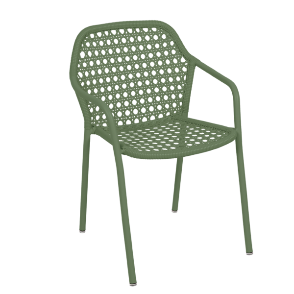 Cactus Croisette Dining Armchair in Cactus