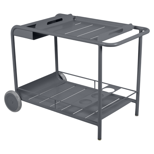 Anthracite Luxembourg Outdoor Bar Trolley By Fermob in Anthracite