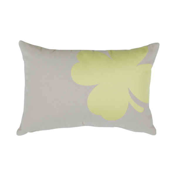 Clay Grey Trefle Outdoor Cushion 44 X 30cm By Fermob in Clay Grey