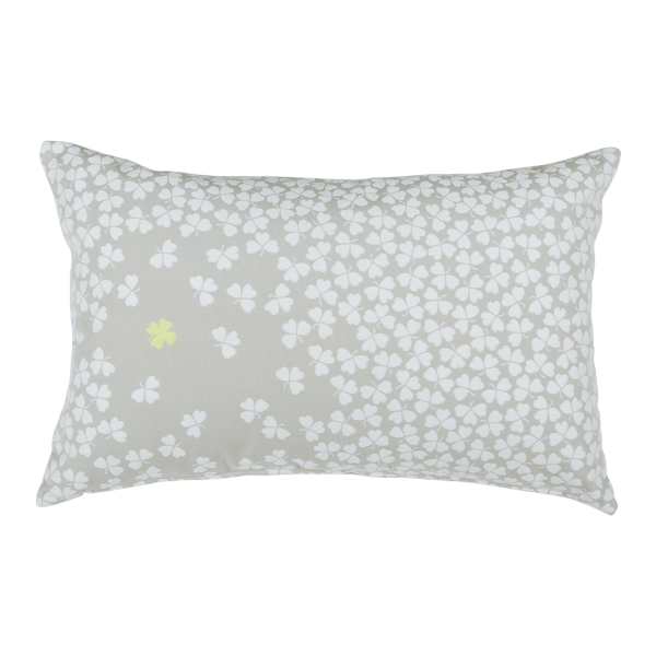 Clay Grey Trefle Outdoor Cushion - 68 x 44cm By Fermob in Clay Grey