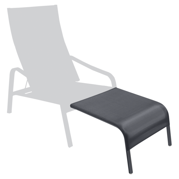 Anthracite Alize Outdoor Footrest By Fermob in Anthracite