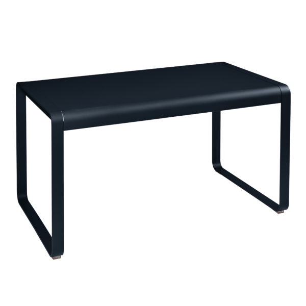 Deep Blue Bellevie Outdoor Dining Table 140 x 80cm By Fermob in Deep Blue