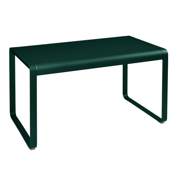 Cedar Green Bellevie Outdoor Dining Table 140 x 80cm By Fermob in Cedar Green