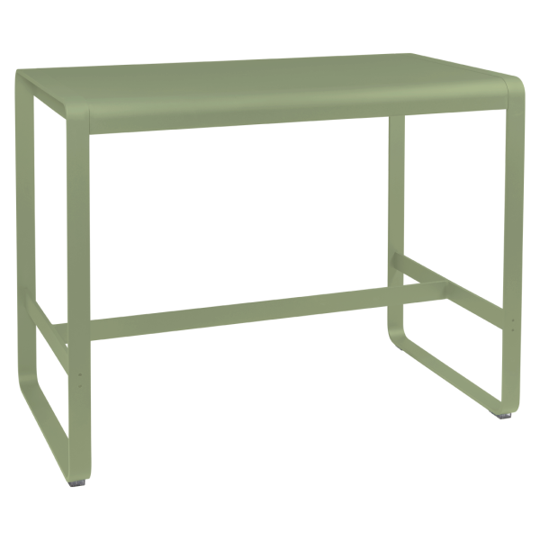 Willow Green Bellevie Outdoor High Bar Table 140 x 80cm By Fermob in Willow Green
