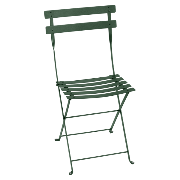 Cedar Green Bistro Outdoor Folding Chair By Fermob in Cedar Green