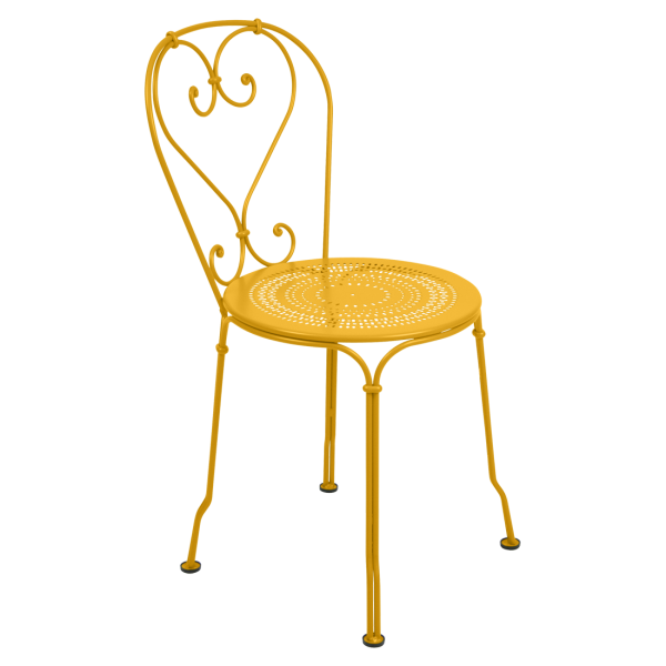 Honey 1900 Garden Dining Chair By Fermob in Honey