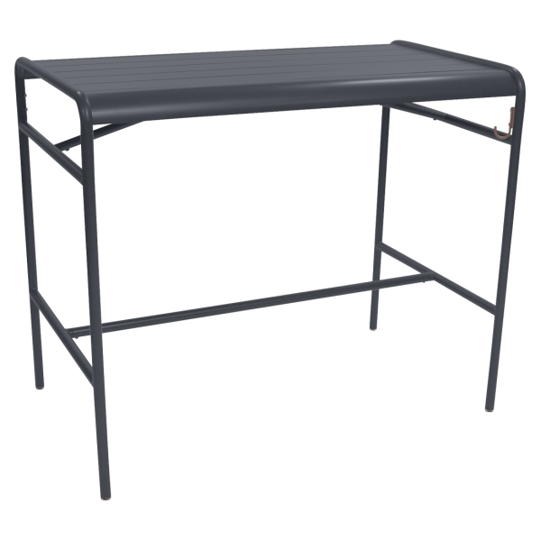 Anthracite Luxembourg Outdoor High Table 126 x 73cm By Fermob in Anthracite