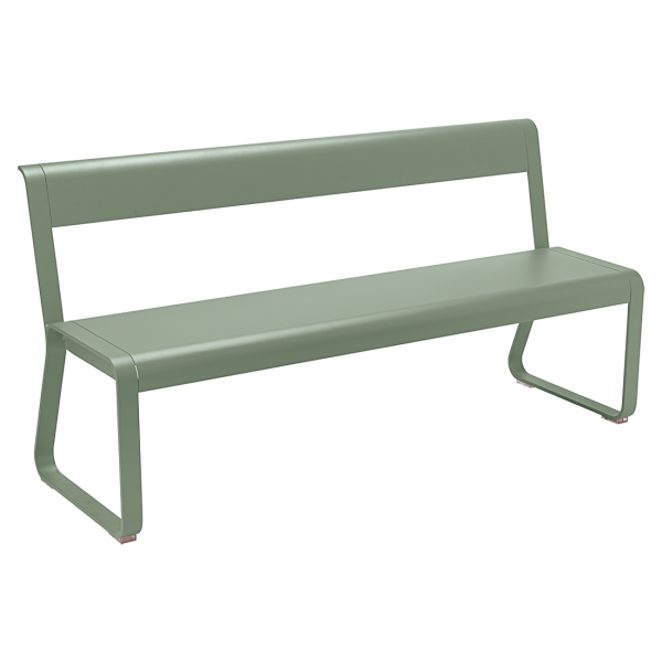 Bellevie Outdoor Dining Bench with Back By Fermob in Cactus