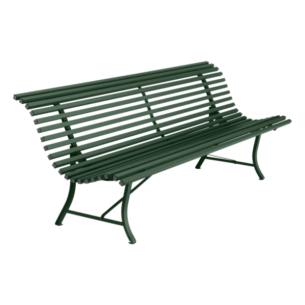 Cedar Green Louisiane Garden Bench 200cm By Fermob in Cedar Green