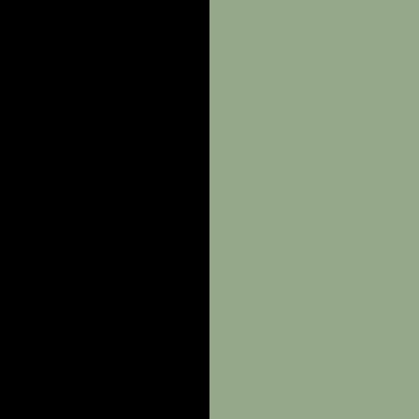 Colour Swatch in Liquorice / Almond Green