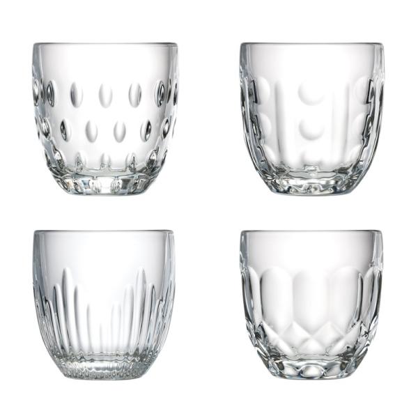 Troquet Tumbler Glass Set 4 By La Rochere
