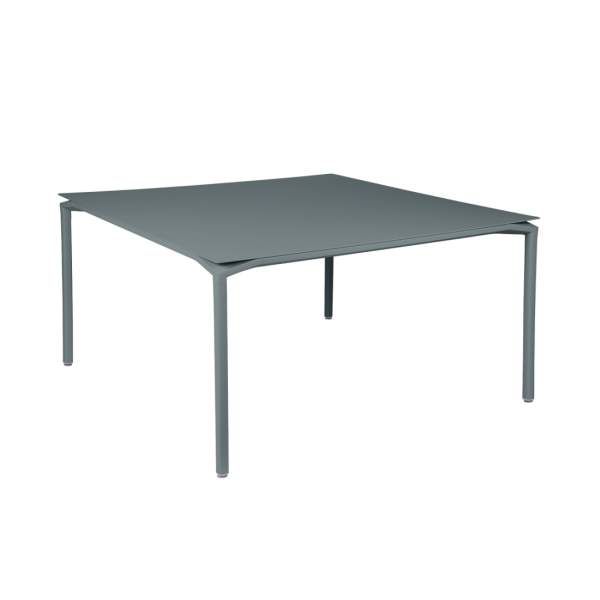 Calvi Aluminium Square Outdoor Dining Table 140 x 140cm By Fermob in Storm Grey