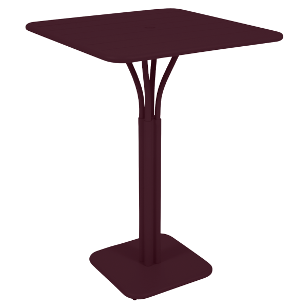 Luxembourg Outdoor High Table By Fermob in Black Cherry