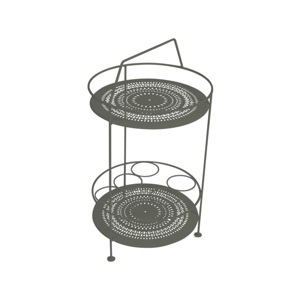 Montmartre Garden Dining Metal Portable Bar By Fermob in Rosemary