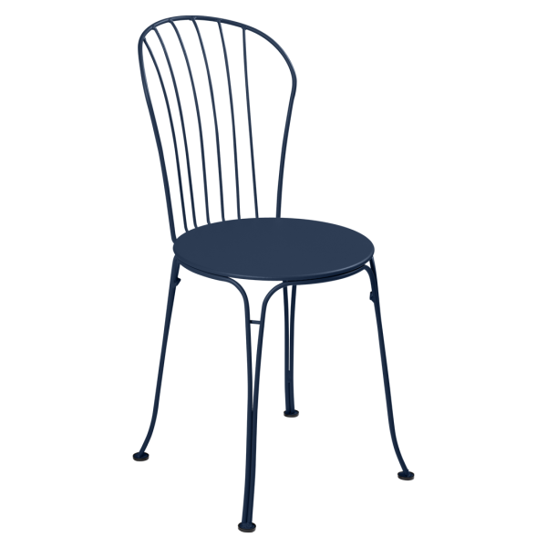 Opera+ Outdoor Dining Chair By Fermob in Deep Blue