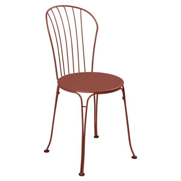 Opera+ Outdoor Dining Chair By Fermob in Red Ochre