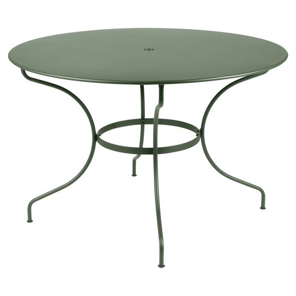 Opera+ Round Outdoor Dining Table 117cm By Fermob in Cactus