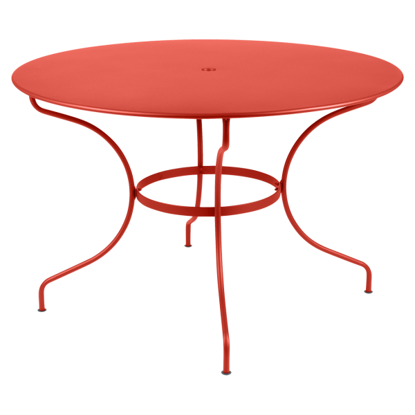 Opera+ Round Outdoor Dining Table 117cm By Fermob in Capucine
