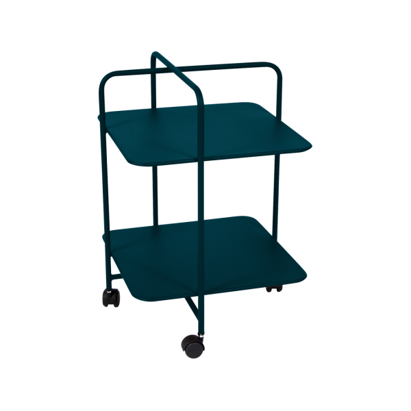 Alfred Outdoor Drinks Trolley By Fermob in Acapulco Blue