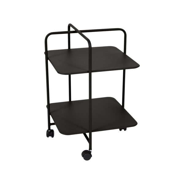 Alfred Outdoor Drinks Trolley By Fermob in Liquorice