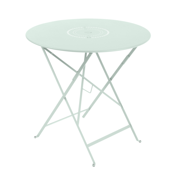 Floreal Folding Garden Table Round 77cm By Fermob in Ice Mint
