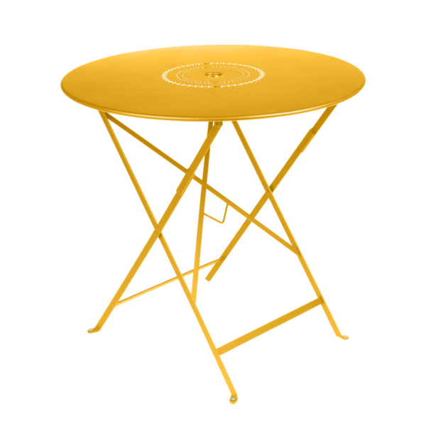 Floreal Folding Garden Table Round 77cm By Fermob in Honey