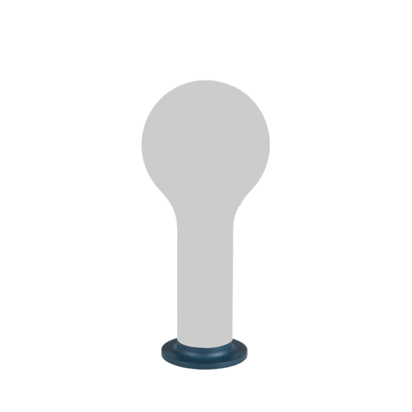 Aplo Outdoor Portable Lamp Magnetic Base By Fermob in Acapulco Blue