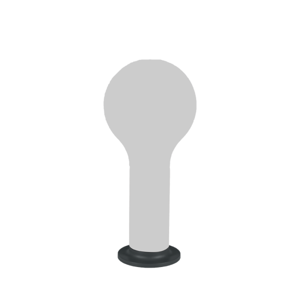 Aplo Outdoor Portable Lamp Magnetic Base By Fermob in Anthracite