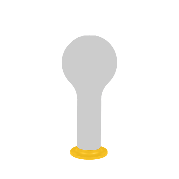 Aplo Outdoor Portable Lamp Magnetic Base By Fermob in Honey