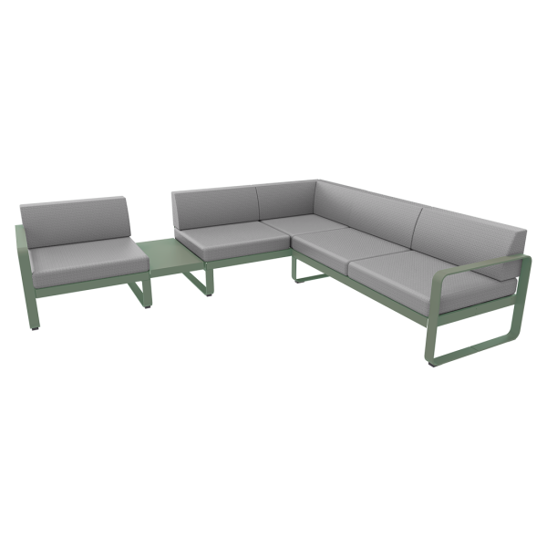 Bellevie Outdoor Modular Composition 3 By Fermob in Cactus