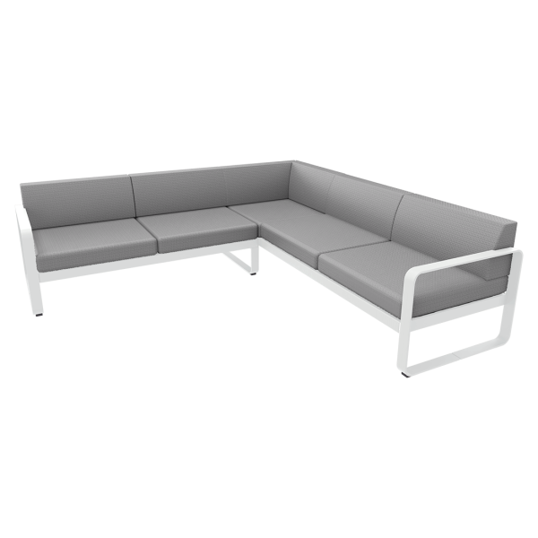 Bellevie Outdoor Modular Composition 2 By Fermob in Cotton White