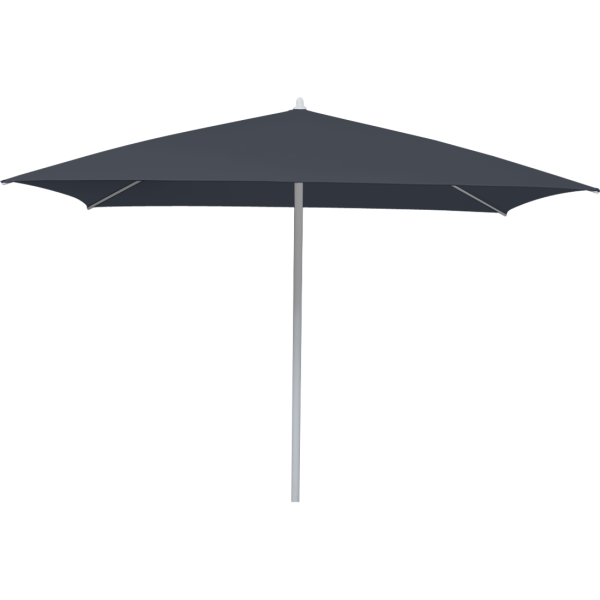 Paxi Outdoor Square Umbrella 200cm by Fermob in Granite