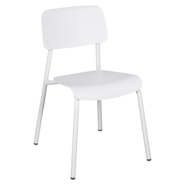 Studie Outdoor Dining Chair By Fermob in Cotton White