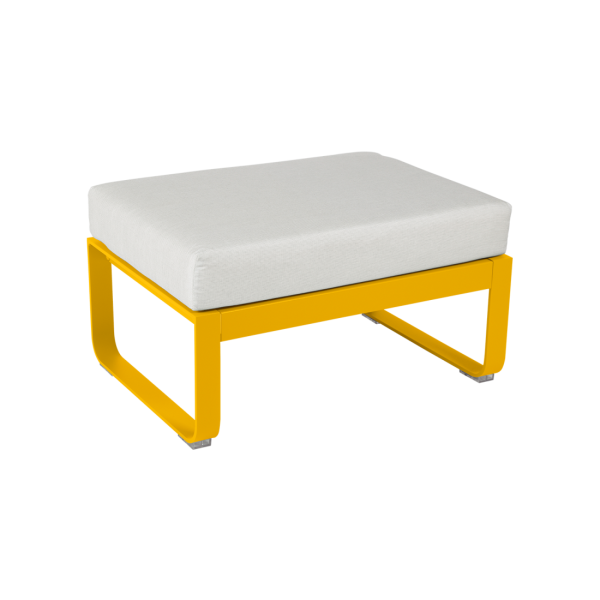 Bellevie Outdoor Modular 1 Seater Ottoman By Fermob in Honey OLD