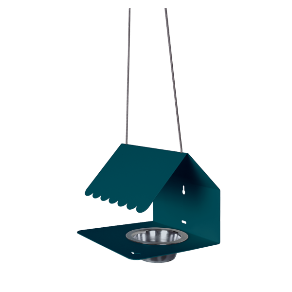 Picoti Hanging Bird Feeder By Fermob in Acapulco Blue