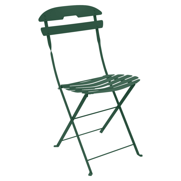 La Mome Outdoor Folding Chair By Fermob in Cedar Green