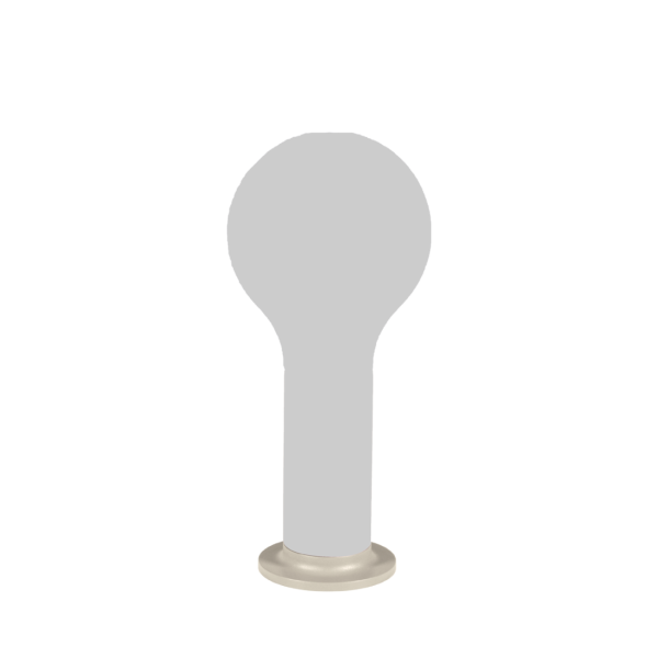 Aplo Outdoor Portable Lamp Magnetic Base By Fermob in Clay Grey
